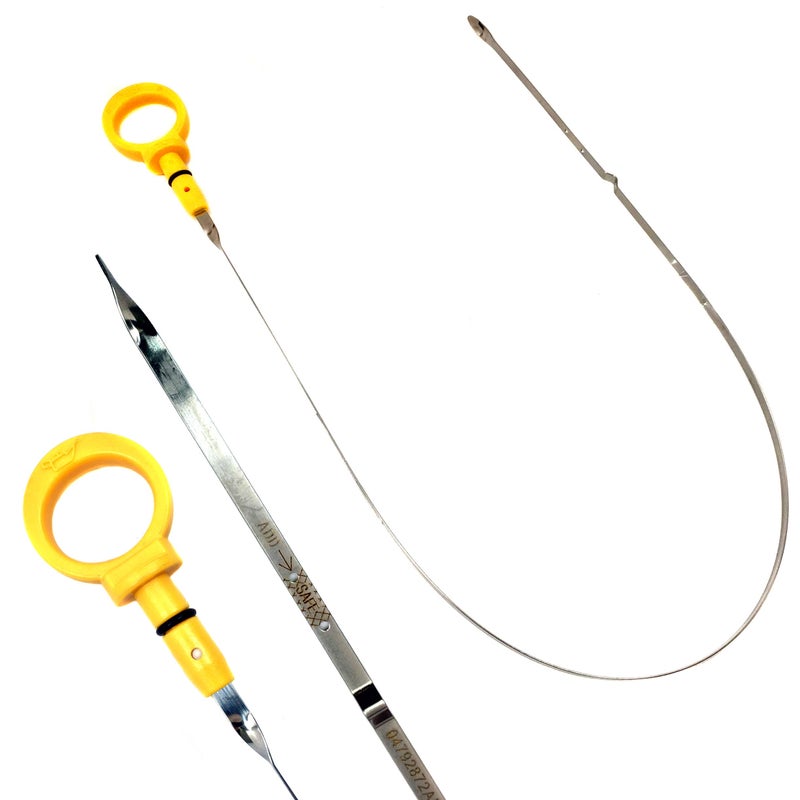 APSG Engine Oil Dipstick Level Indicator REF# 04792872AE 04792872AF fits 2009 2010 2011 2012 2013 2014 2015 2016 2017 2018 Challenger - Charger - 300C - 5.7L HEMI